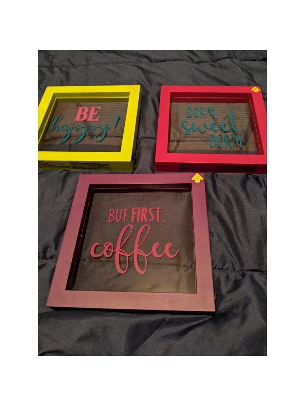 Three Lighted Signs